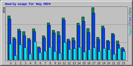 Hourly usage for May 2024